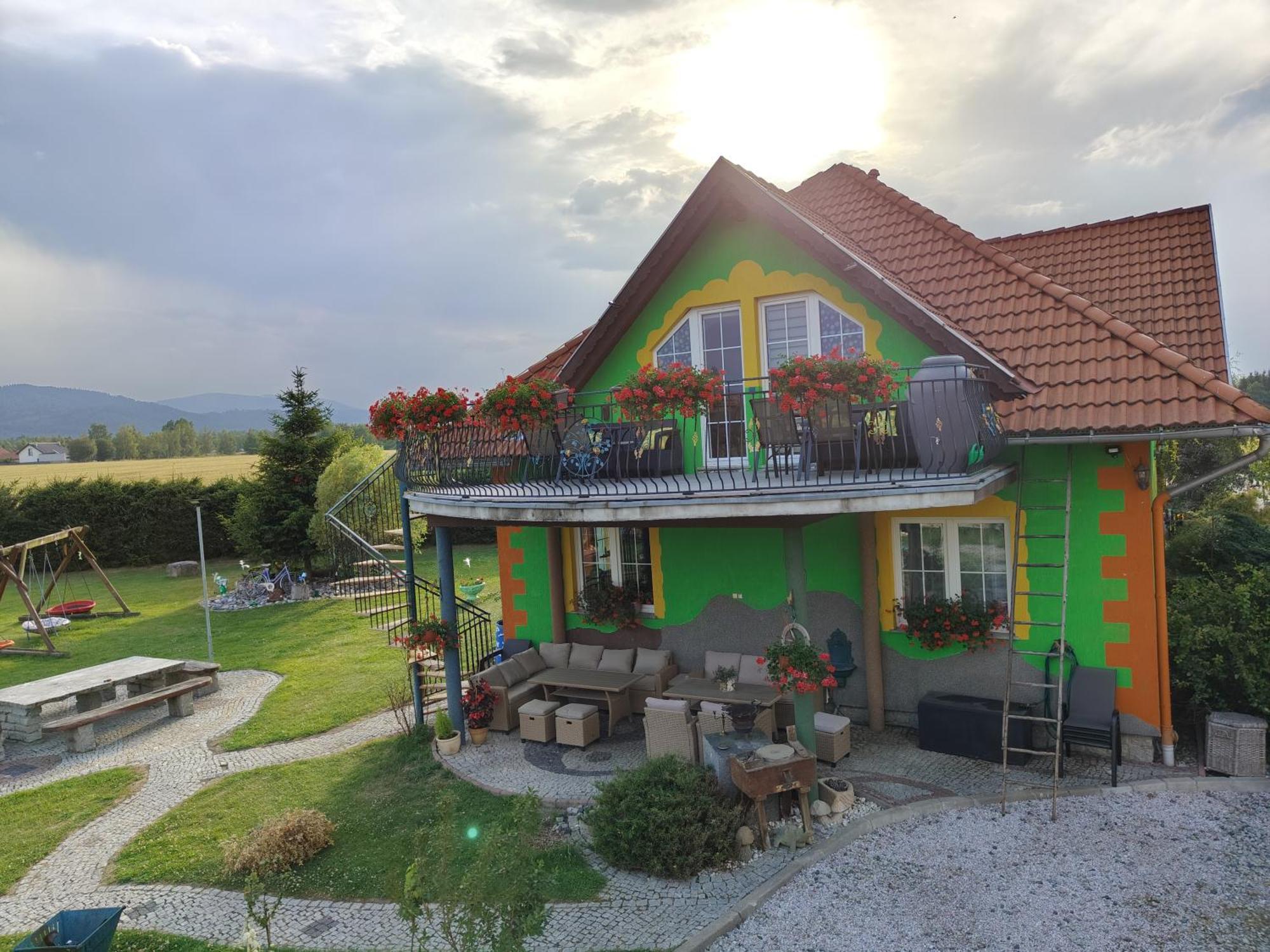 Willa Kolorowa Chata 6 Km Od Karpacza Mysłakowice Esterno foto